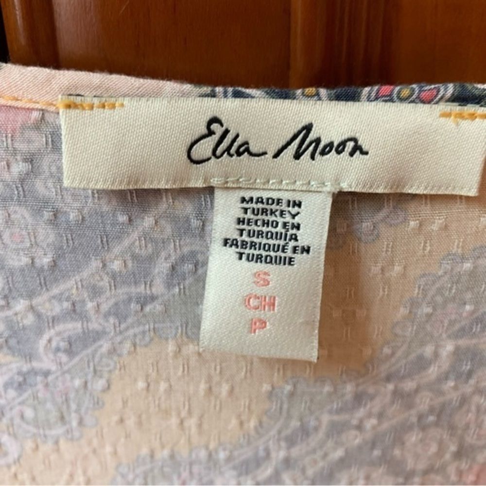 Ella Moon Paisley Open Sleeve Top S - Picture 5 of 10